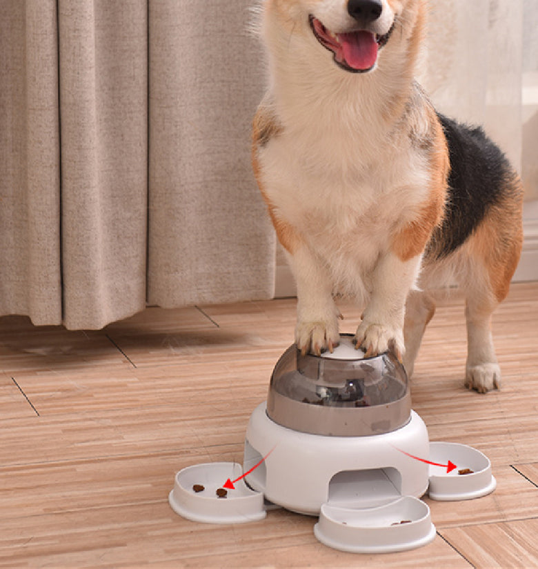 Dog Press Leakage Food Feeder Automatic Pet Feeder