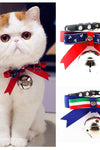 Cute Puppy Kitten Dogs Cat Pet Bow Tie Bell Bowtie Adjustable Bowknot Collars Pet Products Dog Accessories