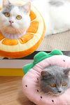 Pet Cat Fruit E-Collar Cotton Filling Adjustable Cotton Neck Recovery Collar