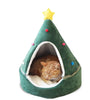 Christmas Tree Cat Bed