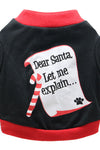 Christmas pet dog clothes