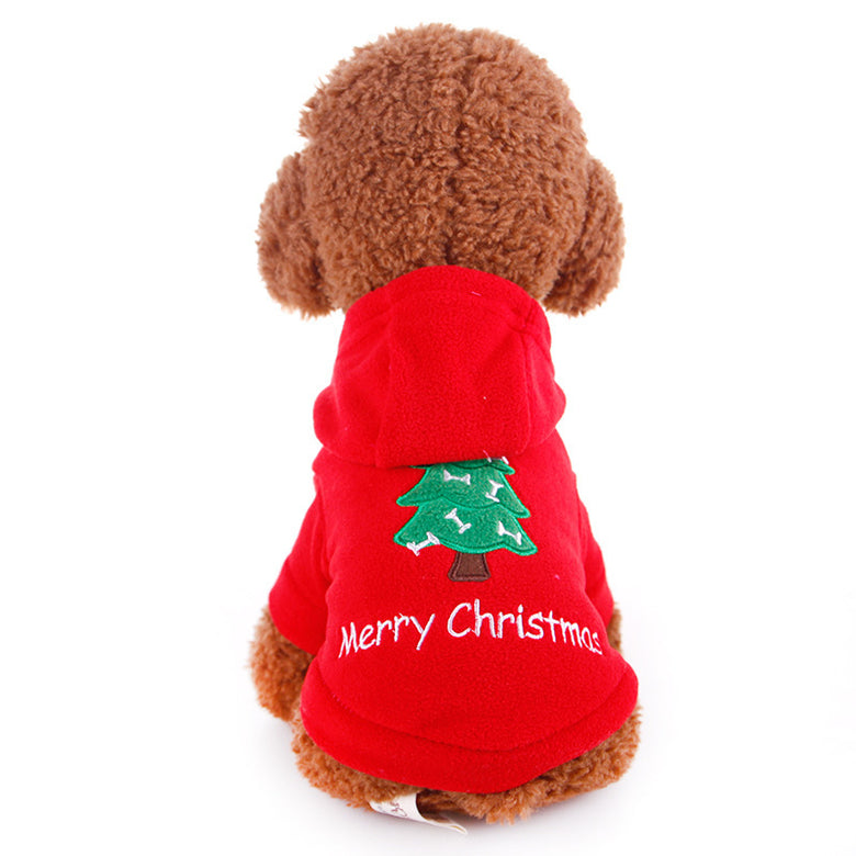 Dog christmas new year clothes