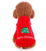 Dog christmas new year clothes