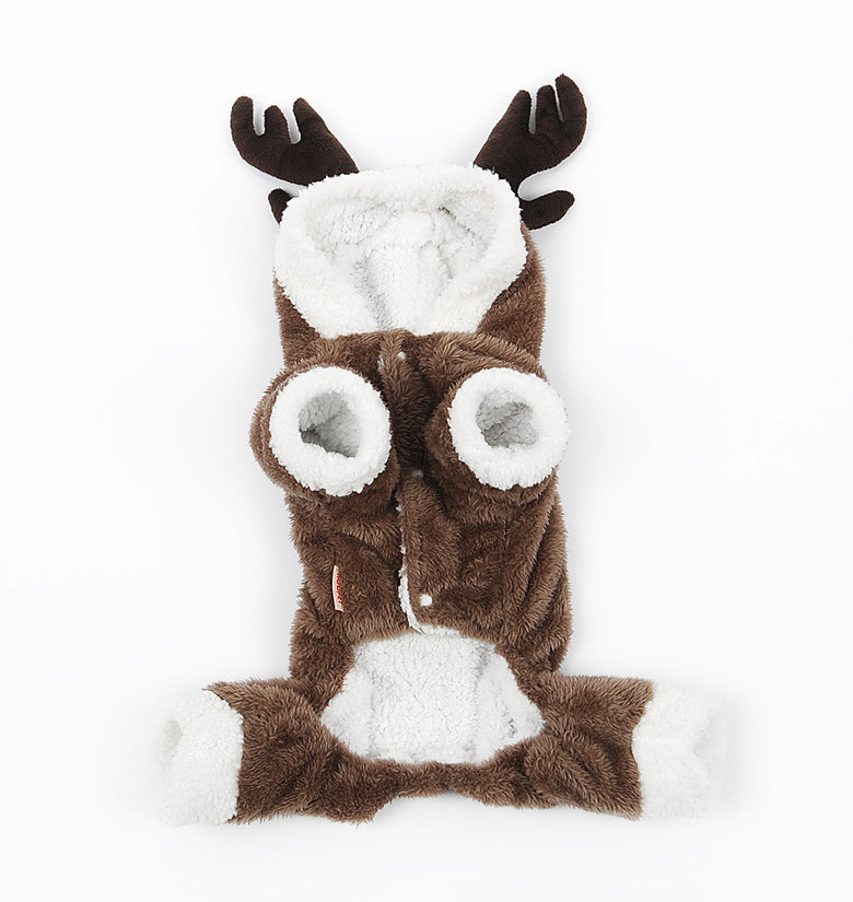 Elk Christmas Dog Clothes