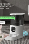 Pet Automatic Feeder Large Capacity Smart Voice Recorder APP Control Timer Feeding Cat Dog Food Dispenser With WiFi Pet Bowl