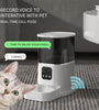 Pet Automatic Feeder Large Capacity Smart Voice Recorder APP Control Timer Feeding Cat Dog Food Dispenser With WiFi Pet Bowl