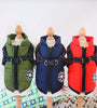 Waterproof Dog Clothes Winter Dog Coat With Harness Warm Pet Clothing Big Dog Jacket Chihuahua Labrador Coat Costume