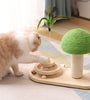 Pet Cat Tree Toys Cat Scratch Post Pet Furniture Scratching Post Cats Claw Scratcher Double Sisal Balls Cat Accessories