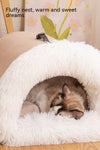 New Splice Portable Pet Nest Portable Autumn And Winter Warm Dog Nest Moisture-proof Long Fur Cat Nest Cross Border Pet Nest