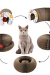 Deformable Interactive Corrugated Foldable Cat Scratcher Cardboard