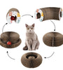 Deformable Interactive Corrugated Foldable Cat Scratcher Cardboard