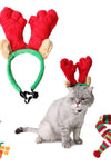 Dog Christmas headgear cat headdress