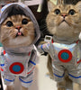 Pet Turned Dog Funny Dress Up Space Suit Stand Halloween Pet Dress Clothes