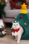 Pet Christmas Tree Cat Cat Bed Cat Mat Kennel Felt Litter Cat Supplies