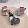 Animal Cat Christmas Acrylic Barrettes - PawfectPicks