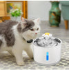 Automatic Pet Cat Water Fountain With LED Lighting USB Dogs Cats Mute Drinker Feeder Bowl Drinking Dispenser - PawfectPicks