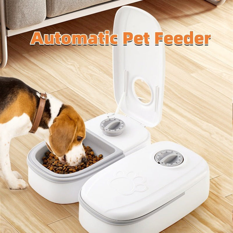 Automatic Pet Feeder Smart Food Dispenser For Cats Dogs Timer Stainless Steel Bowl Auto Dog Cat Pet Feeding Pets Supplies - PawfectPicks