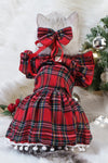 Universal Pet Christmas Skirt Cat Clothing