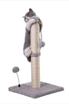 Cat Scratching Post Premium Basics Kitten Scratcher Sisal Scratch Posts With Hanging Ball For Kittens Or Smaller Cats - PawfectPicks