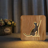 Cat Shape Christmas Night Light - PawfectPicks