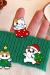 Christmas Brooch Original Cartoon Cat - PawfectPicks