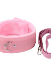 Leather Plush Collar Feminine Appliance Collar