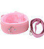 Leather Plush Collar Feminine Appliance Collar