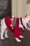 Pet Christmas Sweater Dog Cat Fight