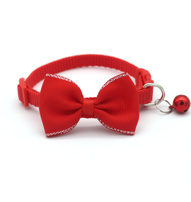 New Pet Bow Bell Collar