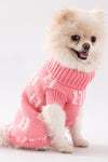 Costume High Collar Fashionable Pet Sweater